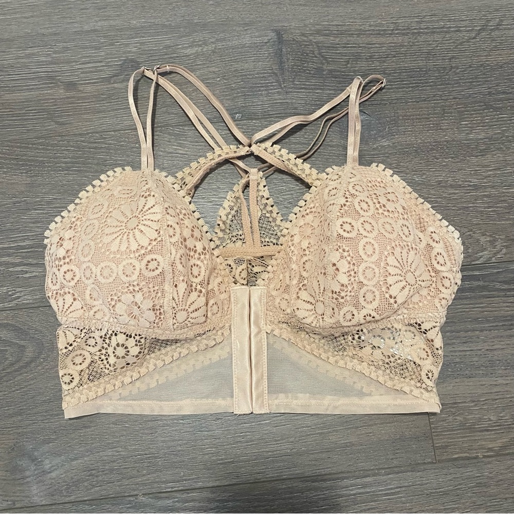 Aerie Bralette | Women’s | Small | Nude | Lace